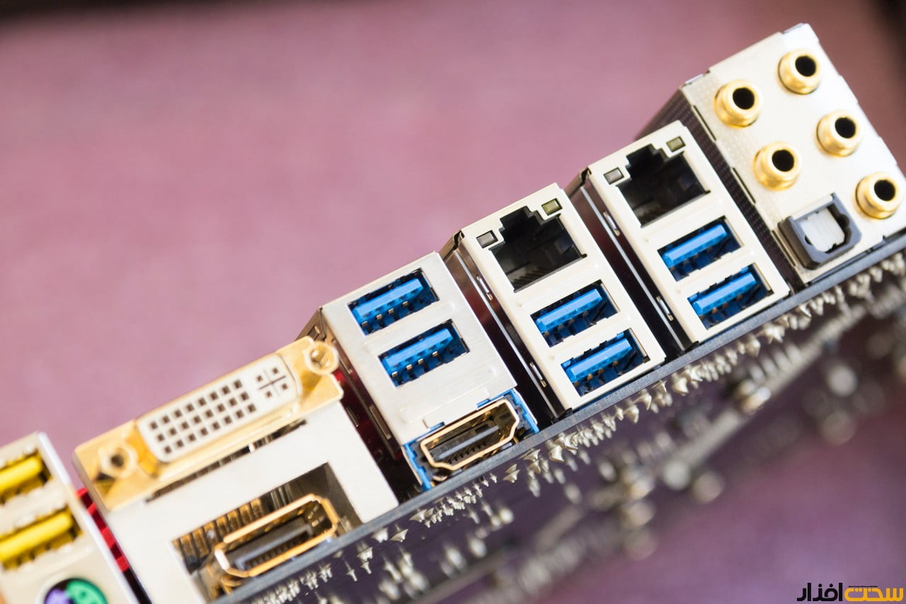 پانل پشت مادربرد گیگابایت Z97X-Gaming G1