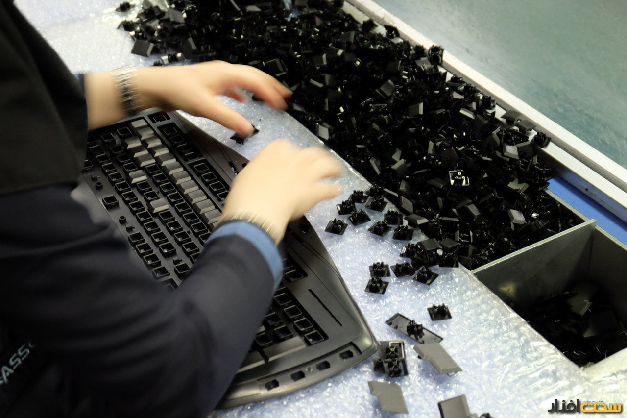 بازدید از کارخانه فراسو و خط تولید SMT تبلت