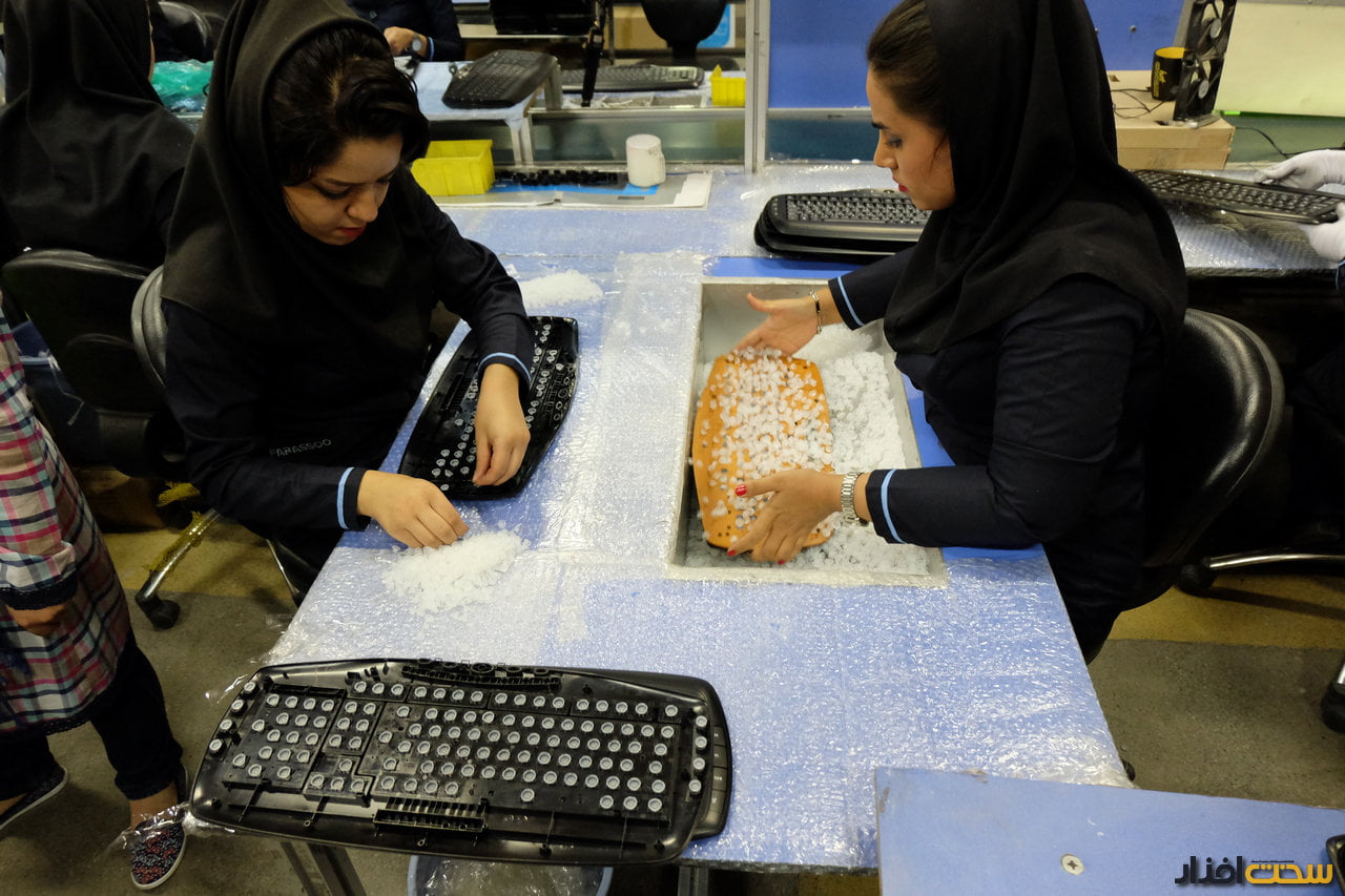 بازدید از کارخانه فراسو و خط تولید SMT تبلت