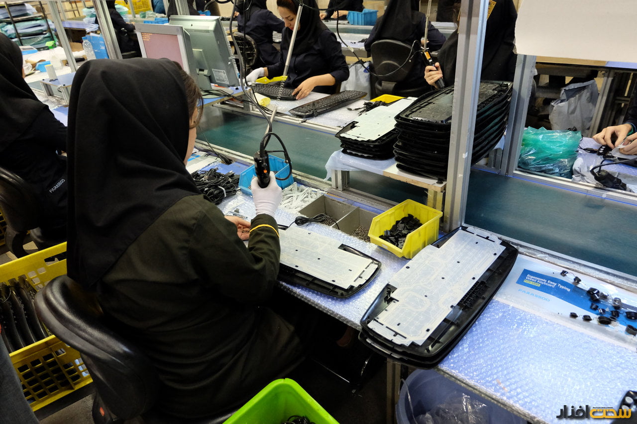 بازدید از کارخانه فراسو و خط تولید SMT تبلت