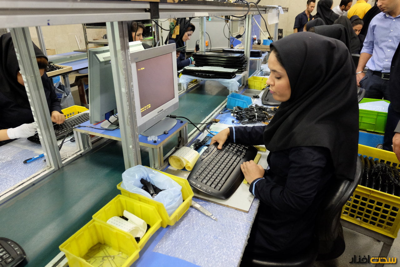 بازدید از کارخانه فراسو و خط تولید SMT تبلت