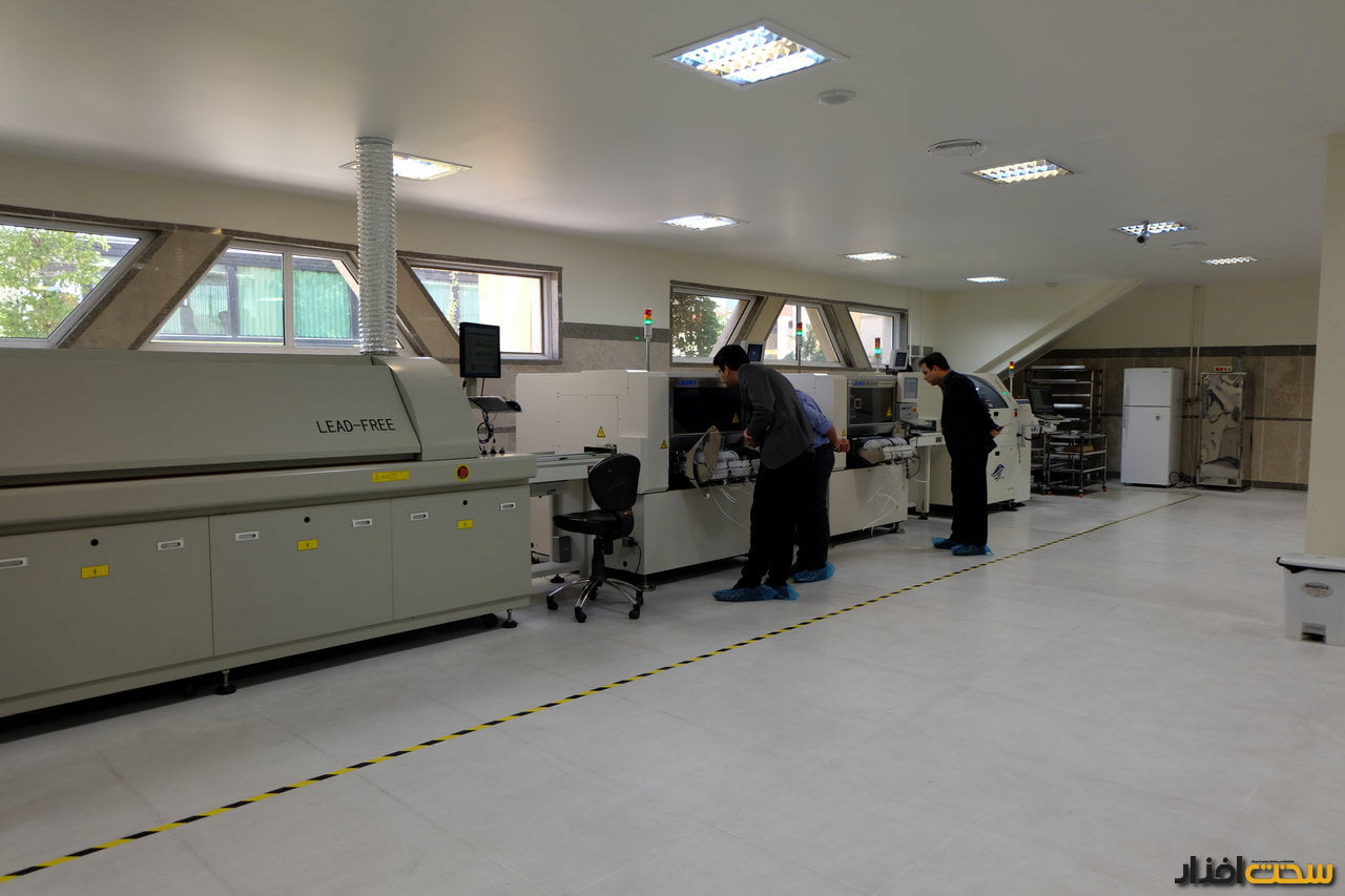 بازدید از کارخانه فراسو و خط تولید SMT تبلت