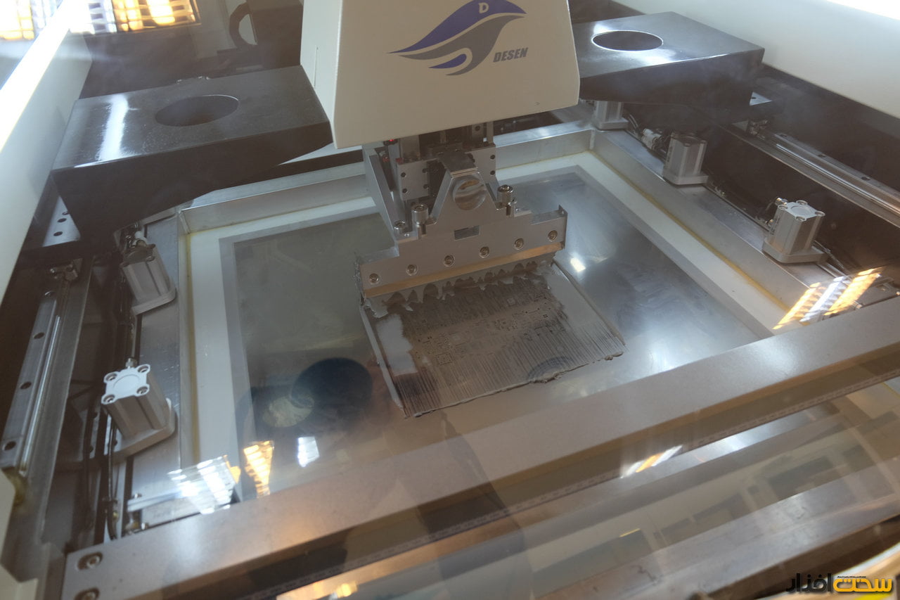 بازدید از کارخانه فراسو و خط تولید SMT تبلت