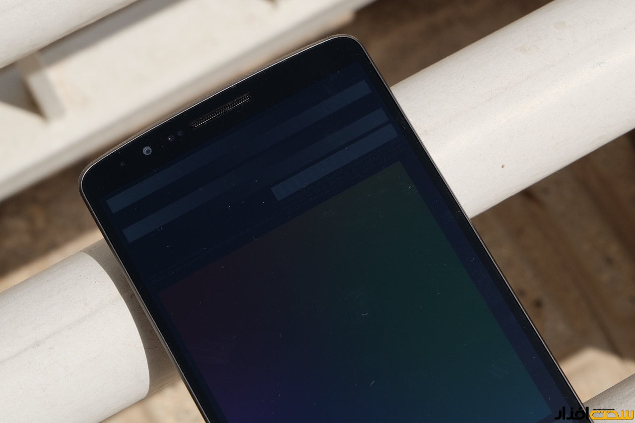 کارایی صفحه نمایش ال جی جی 3 (LG G3) در موقعیت های مختلف
