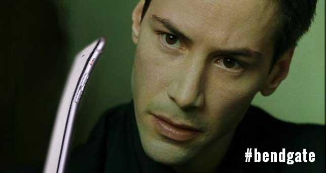 مشکل خم شدن آیفون