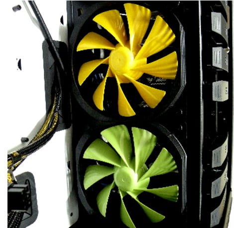 فن 12 سانتی متری جلوی کیس