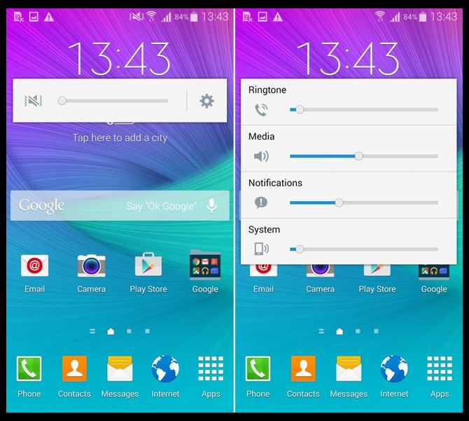 کنترل ساده حجم صدا