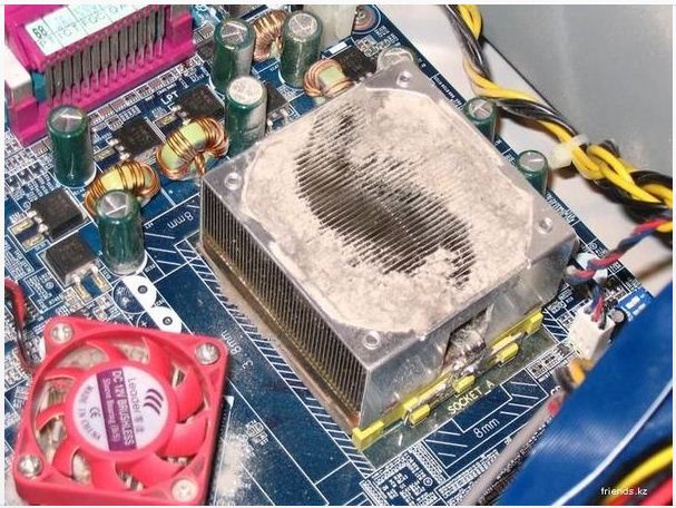 کامپیوتر پر گرد و خاک 