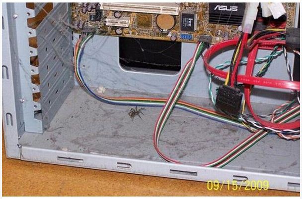 کامپیوتر پر گرد و خاک 