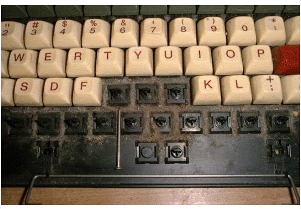 کامپیوتر پر گرد و خاک 