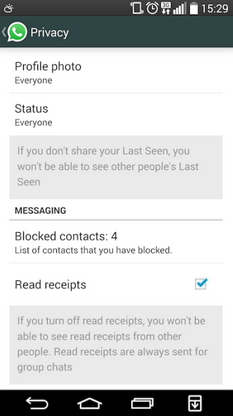 برنامه واتس اپ