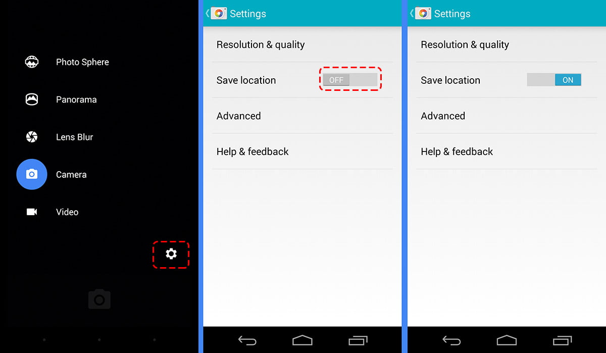 تنظیمات گوگل مپ