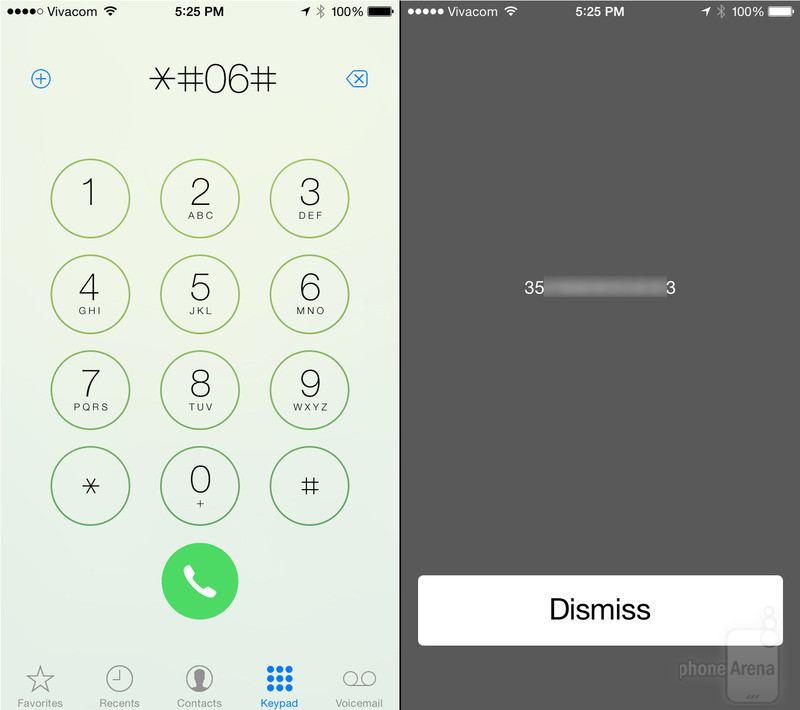 پیدا کردن IMEI آیفون