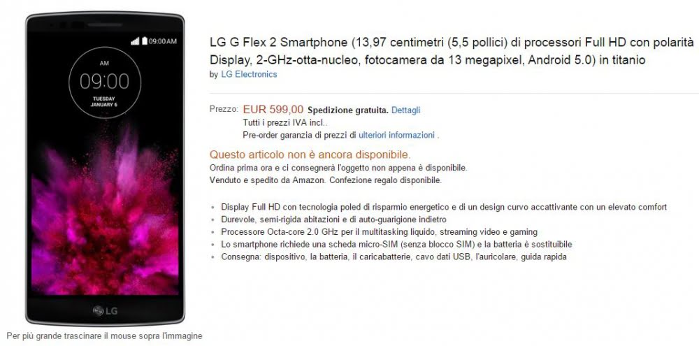 قیمت گوشی G Flex 2