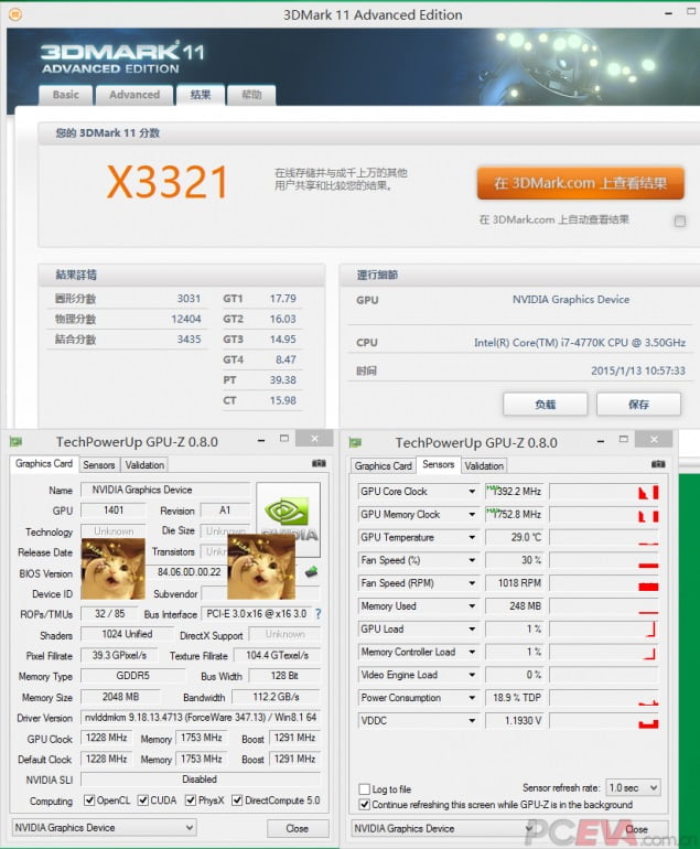 نتایج GTX 960 
