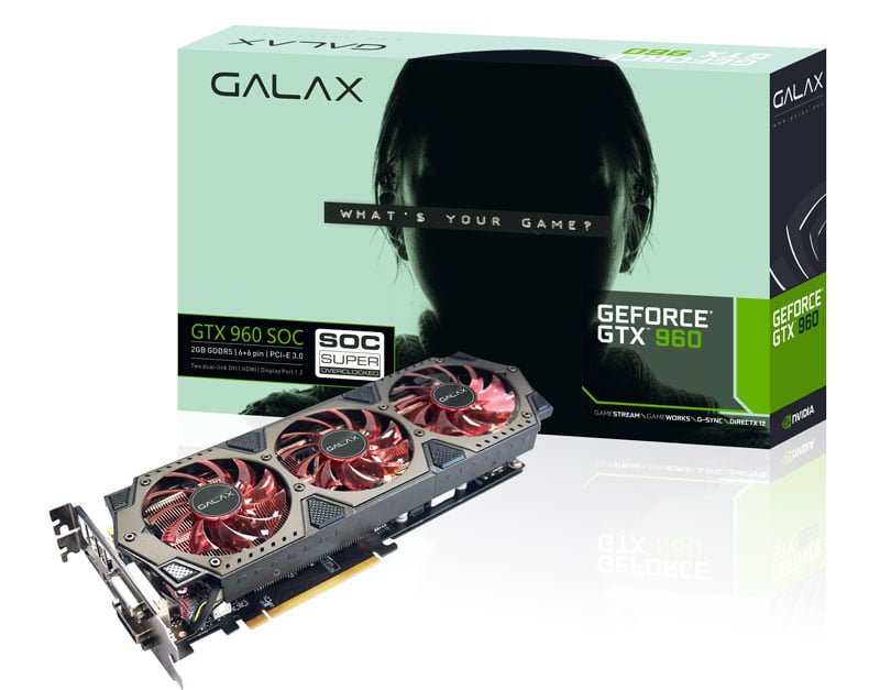 سری GALAX GeForce GTX 960