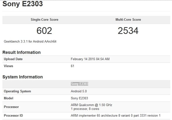 نتیجه تست Aqua M4