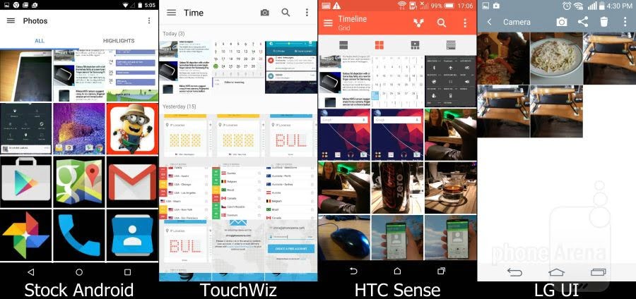 اندروید آبنبات چوبی روی گوشی های مختلف