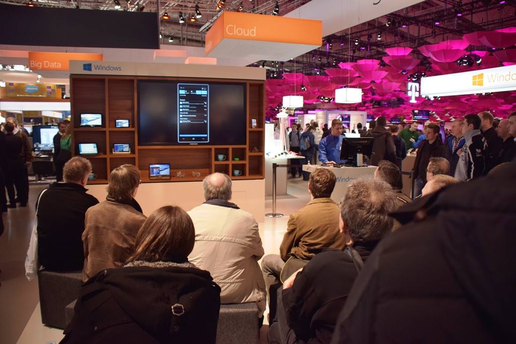 غرفه مایکروسافت در سبیت 