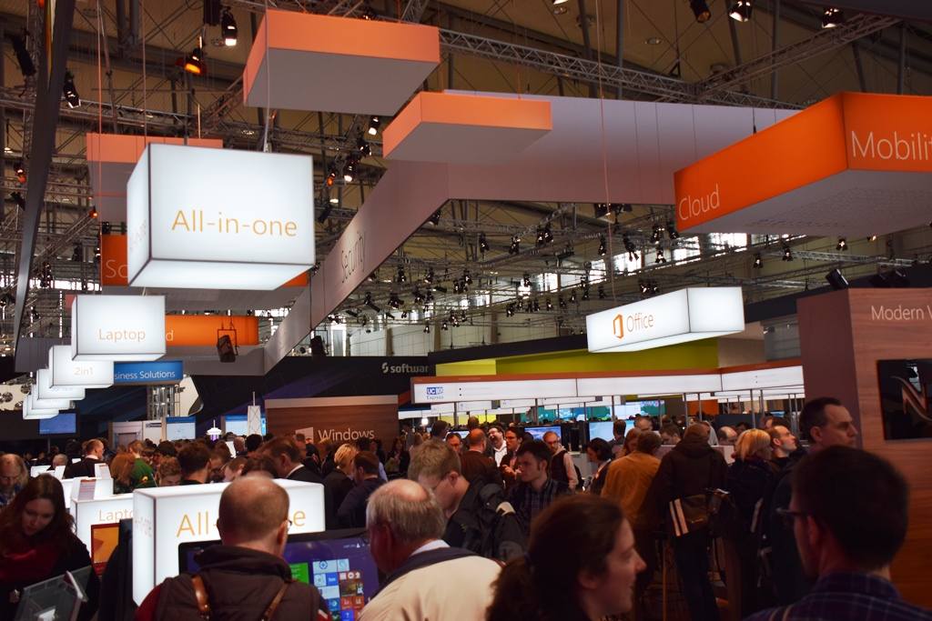 غرفه مایکروسافت در سبیت 