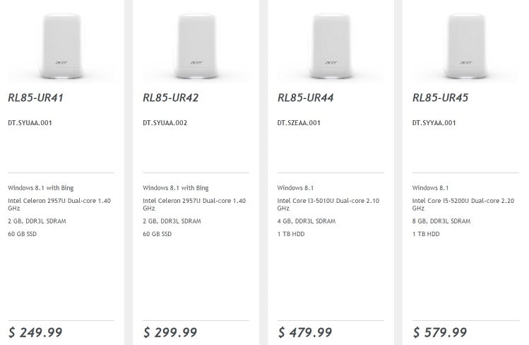 کامپیوتر کوچک ایسر