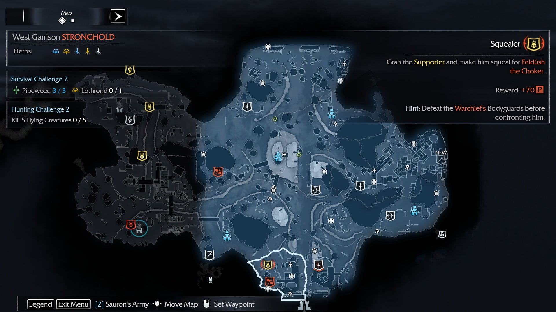 Middle earth shadow of mordor карта