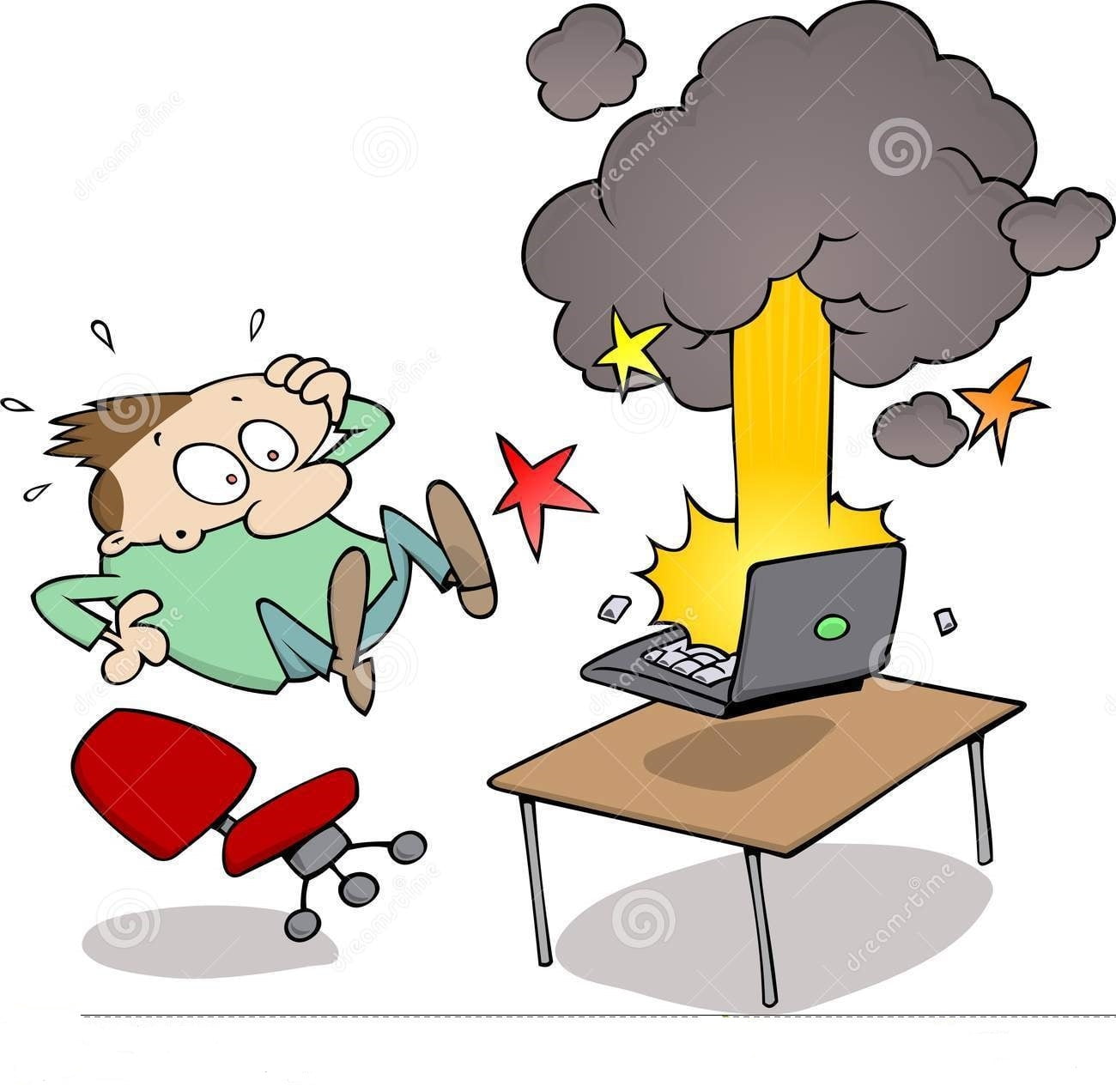 در زمان ریختن مایعات روی لپ تاپ و یا سقوط آن چه کنیم؟ سخت افزار مگ