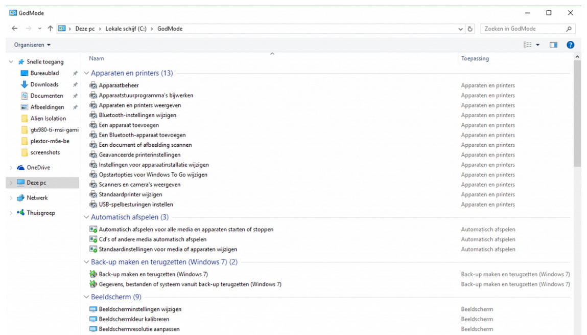 قابلیت های مخفی ویندوز 10