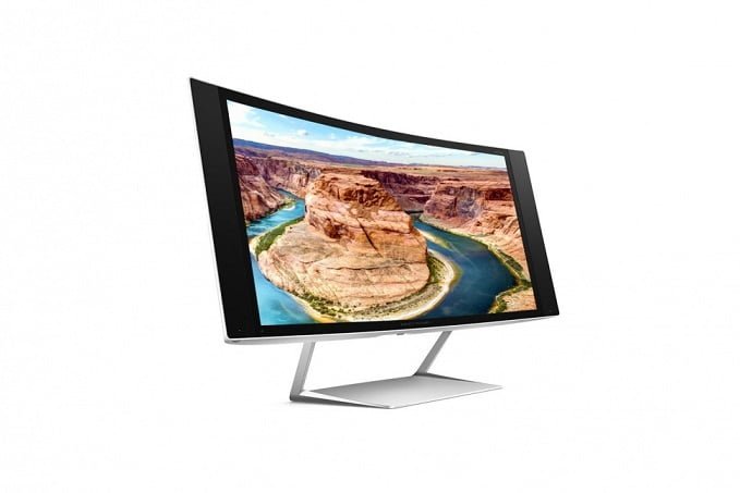 مانیتور منحنی