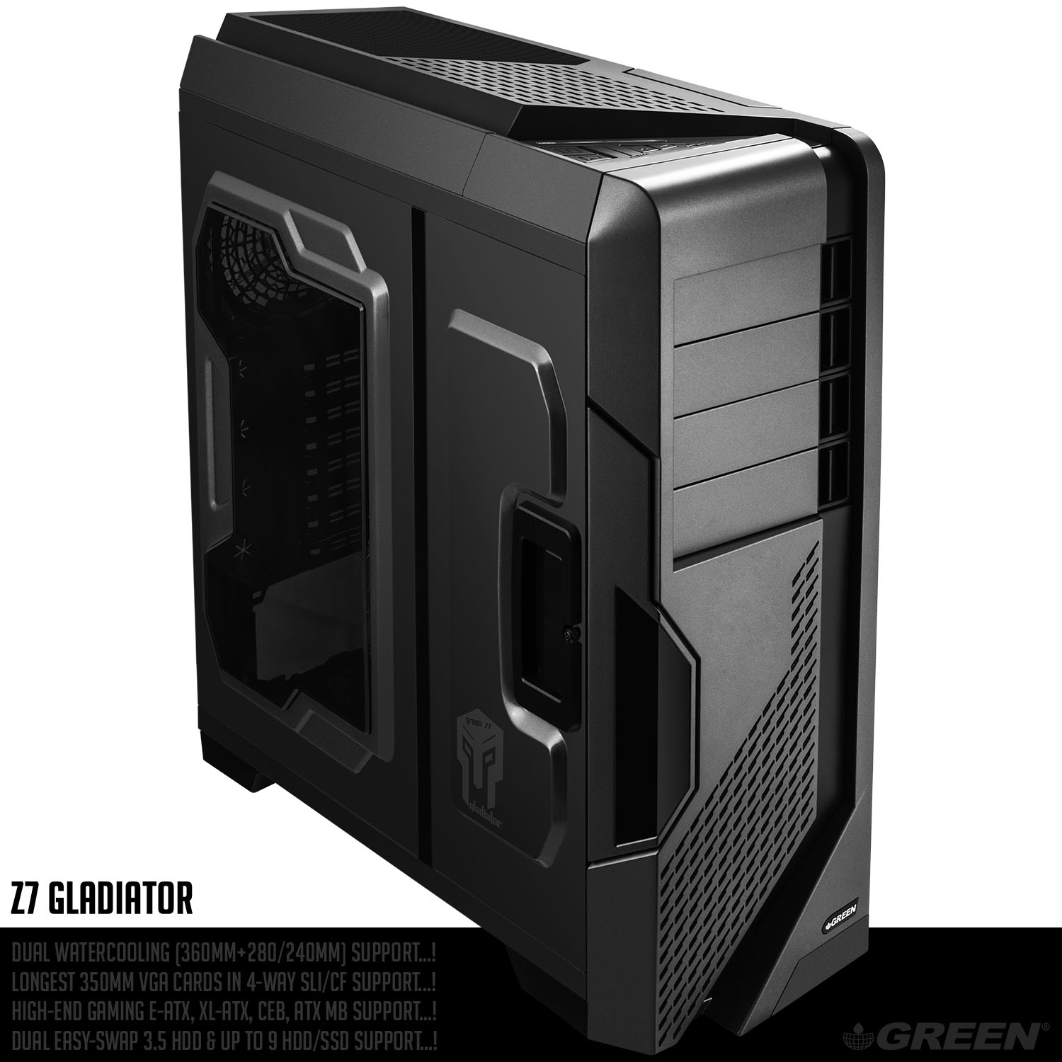  یک عدد کیس Z7 Gladiator