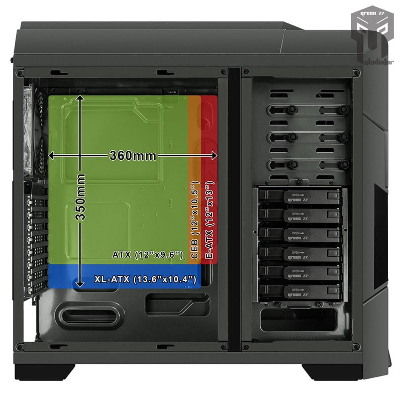 کیس گرین Z7-Gladiator