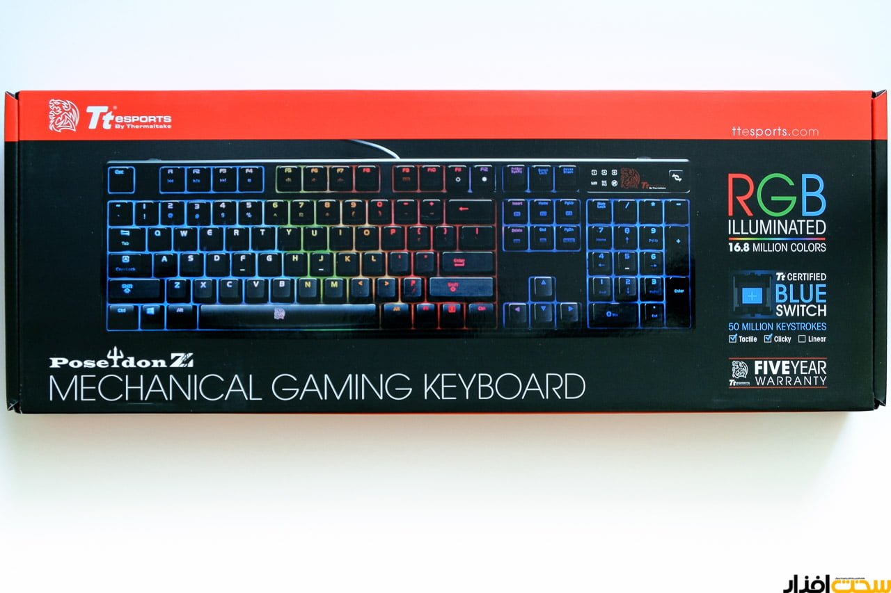 بررسی کیبورد گیمینگ ترمالتیک Poseidon Z RGB