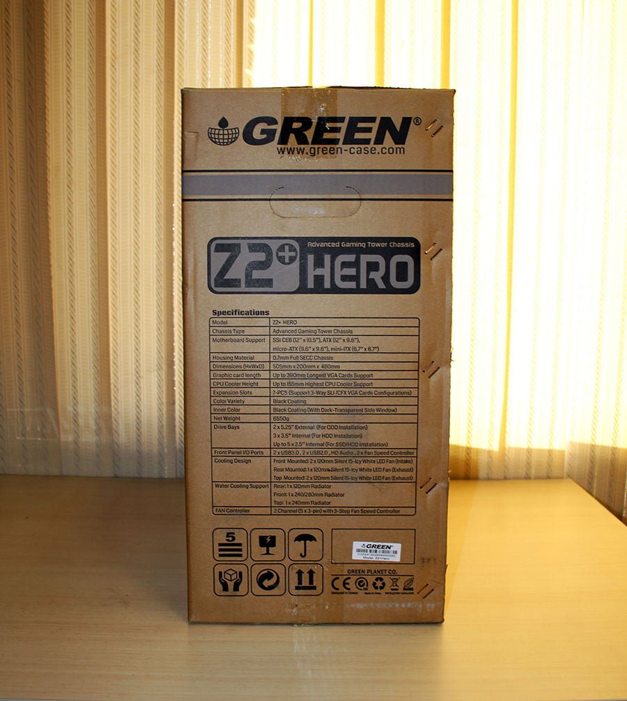 بررسی کیس گرین Z2+ Hero