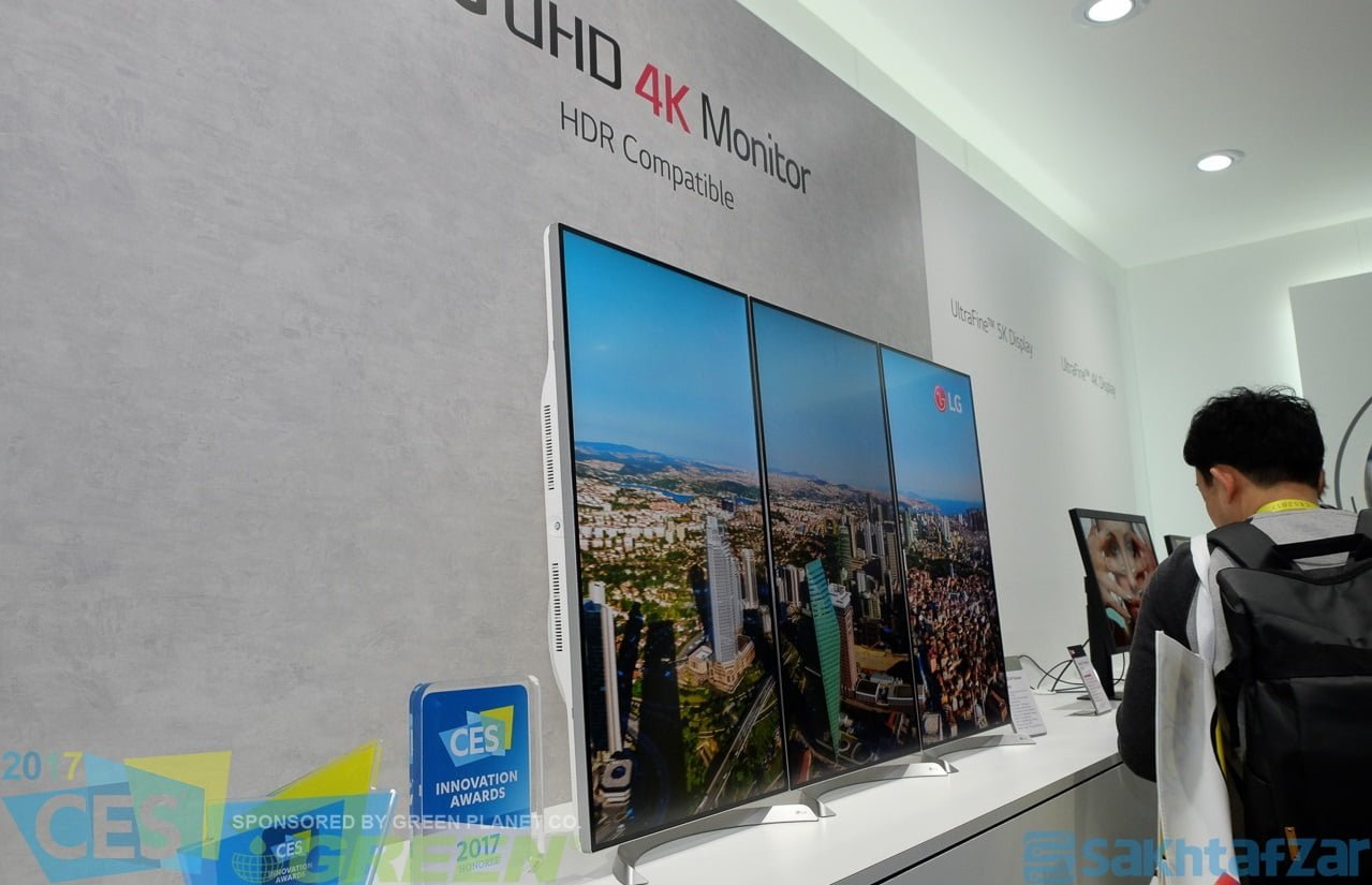 گزارش تصویری از غرفه ال جی در CES 2017