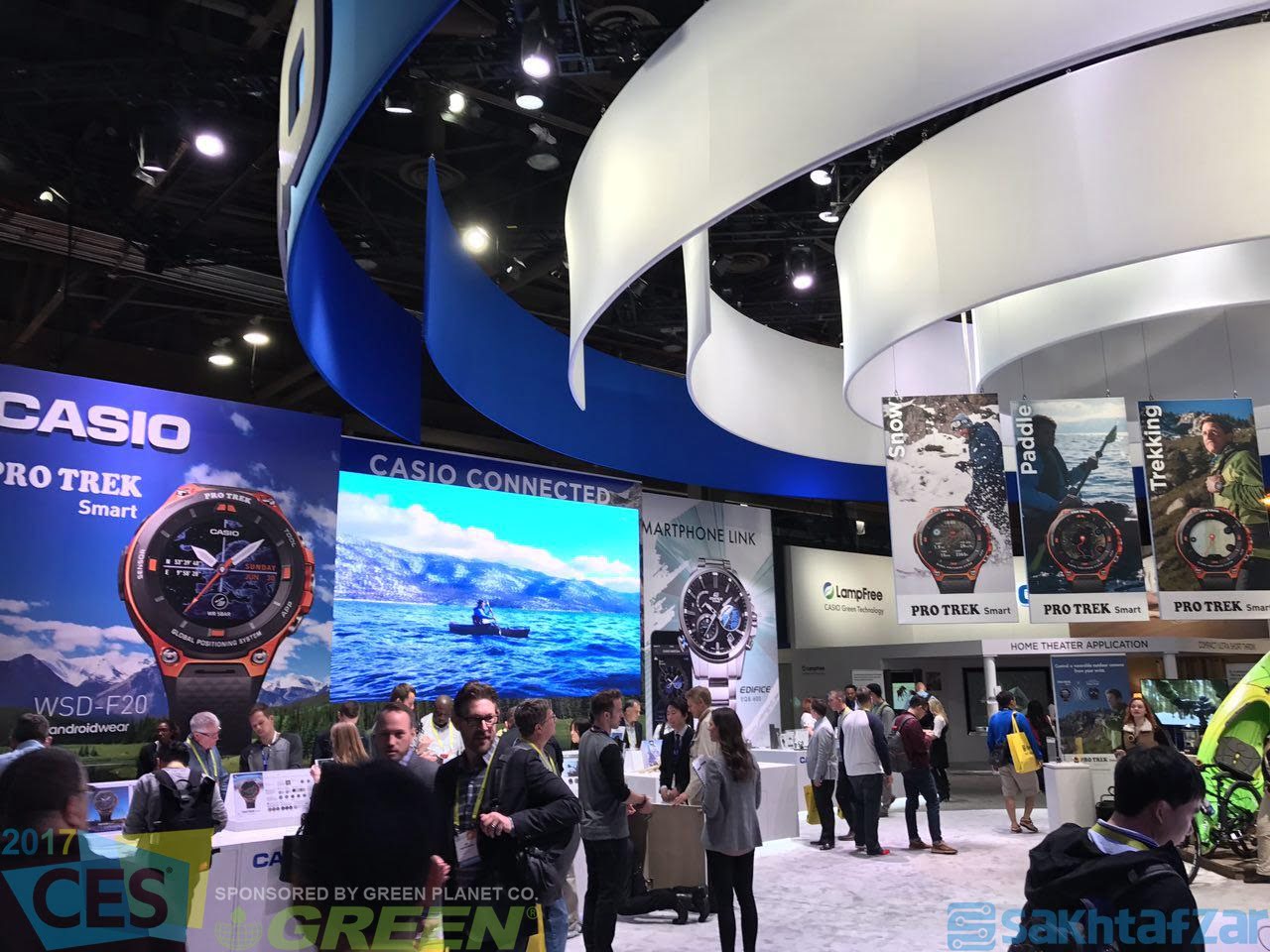 غرفه کاسیو در CES 2017