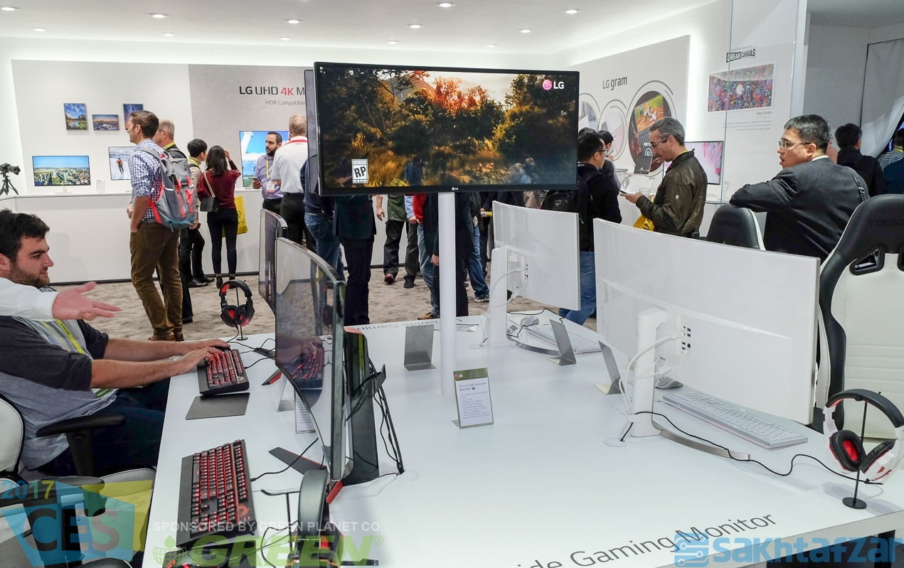 گزارش تصویری از غرفه ال جی در CES 2017
