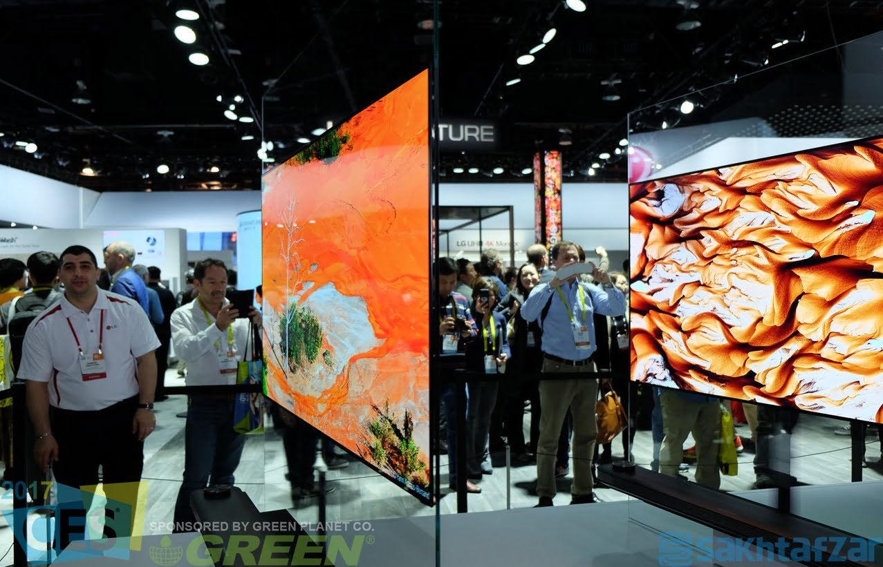 گزارش تصویری از غرفه ال جی در CES 2017