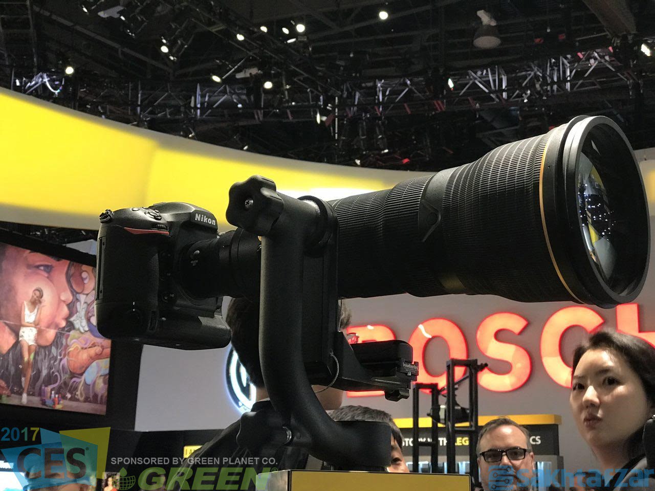 پوشش غرفه نیکون در CES 2017