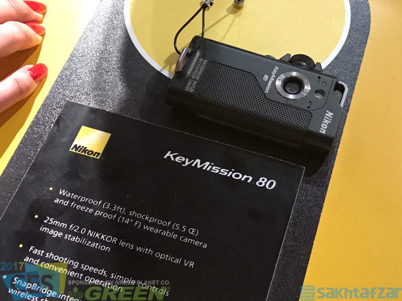 پوشش غرفه نیکون در CES 2017