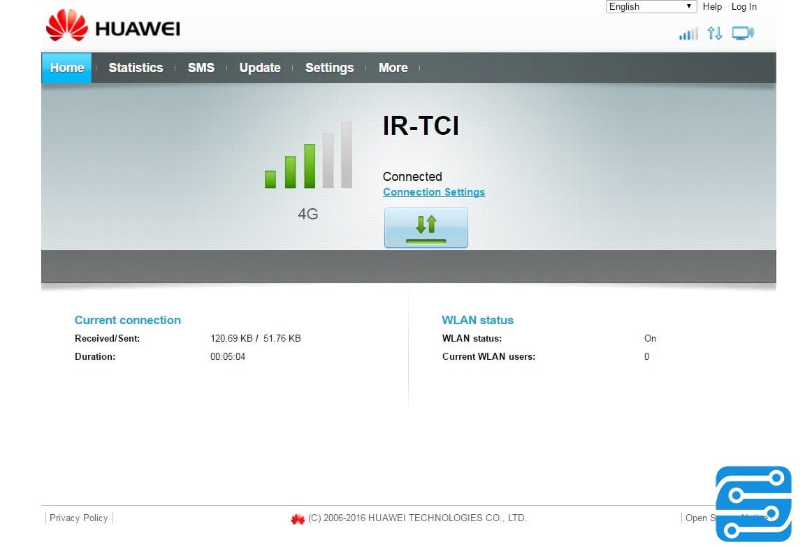 بررسی مودم Huawei B315 4G