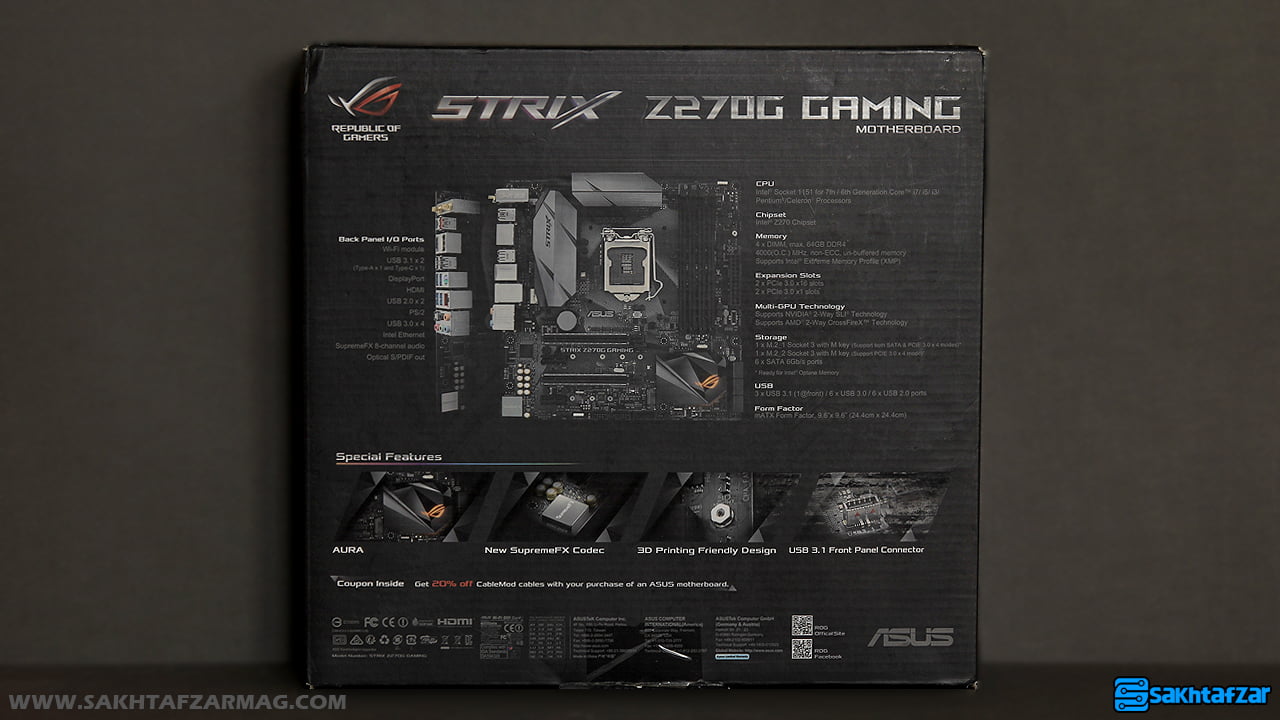 Asus strix clearance z270g gaming