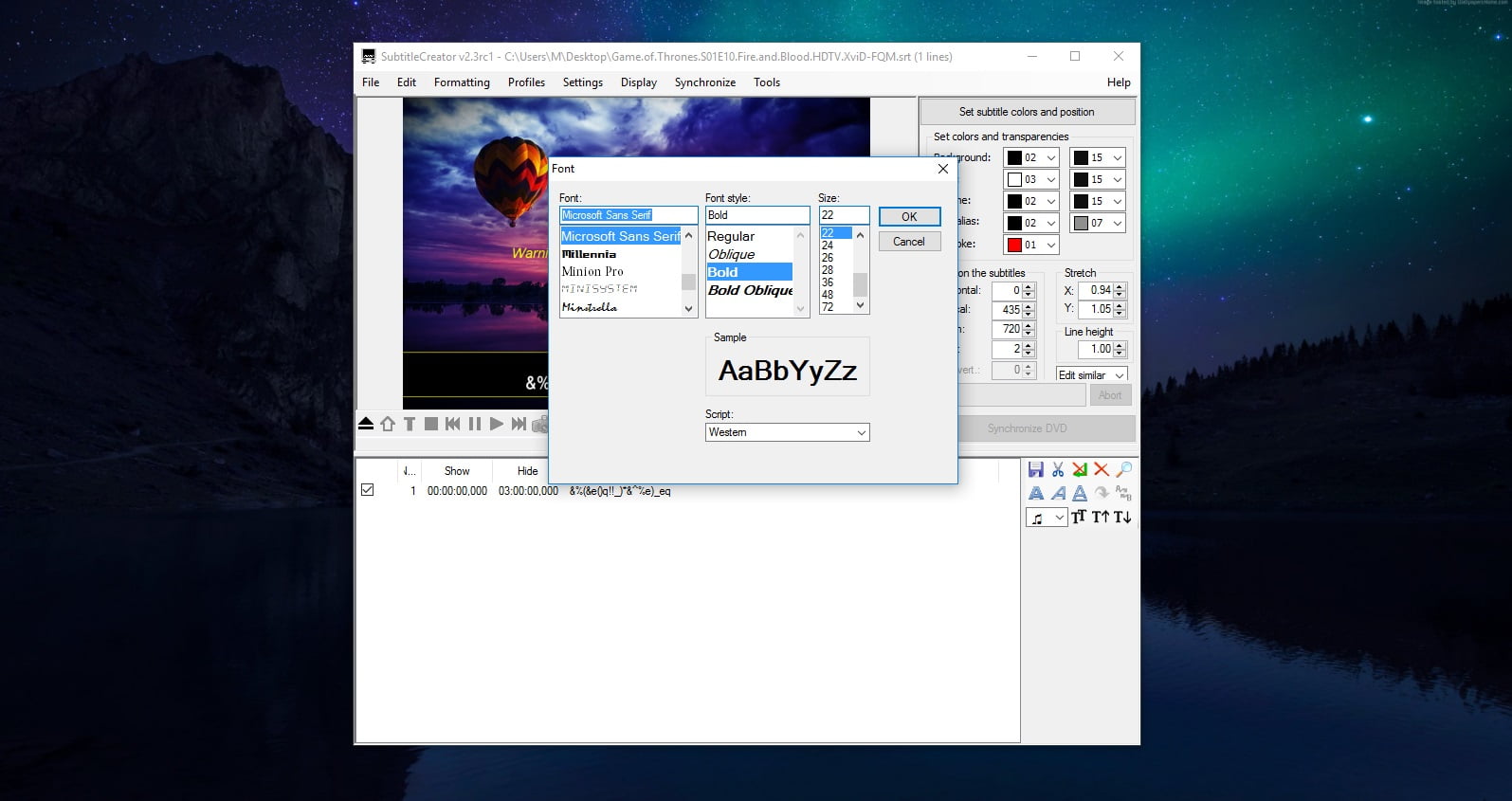 حل مشکل زیرنویس ناخوانا