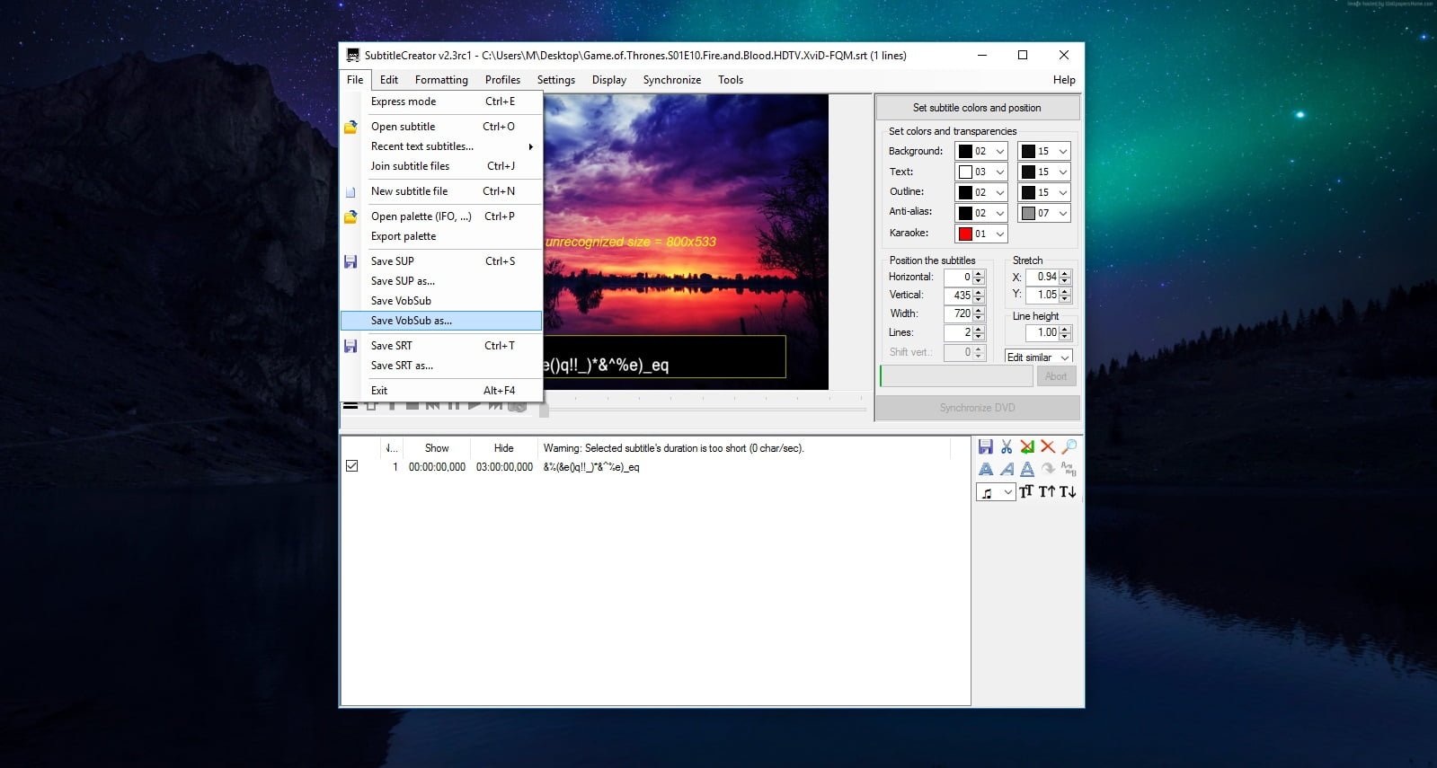 حل مشکل زیرنویس ناخوانا