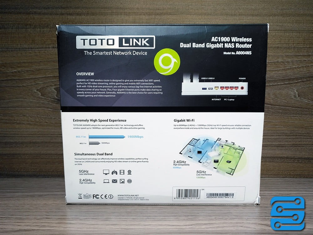 بررسی روتر TOTOLINK A6004-NS