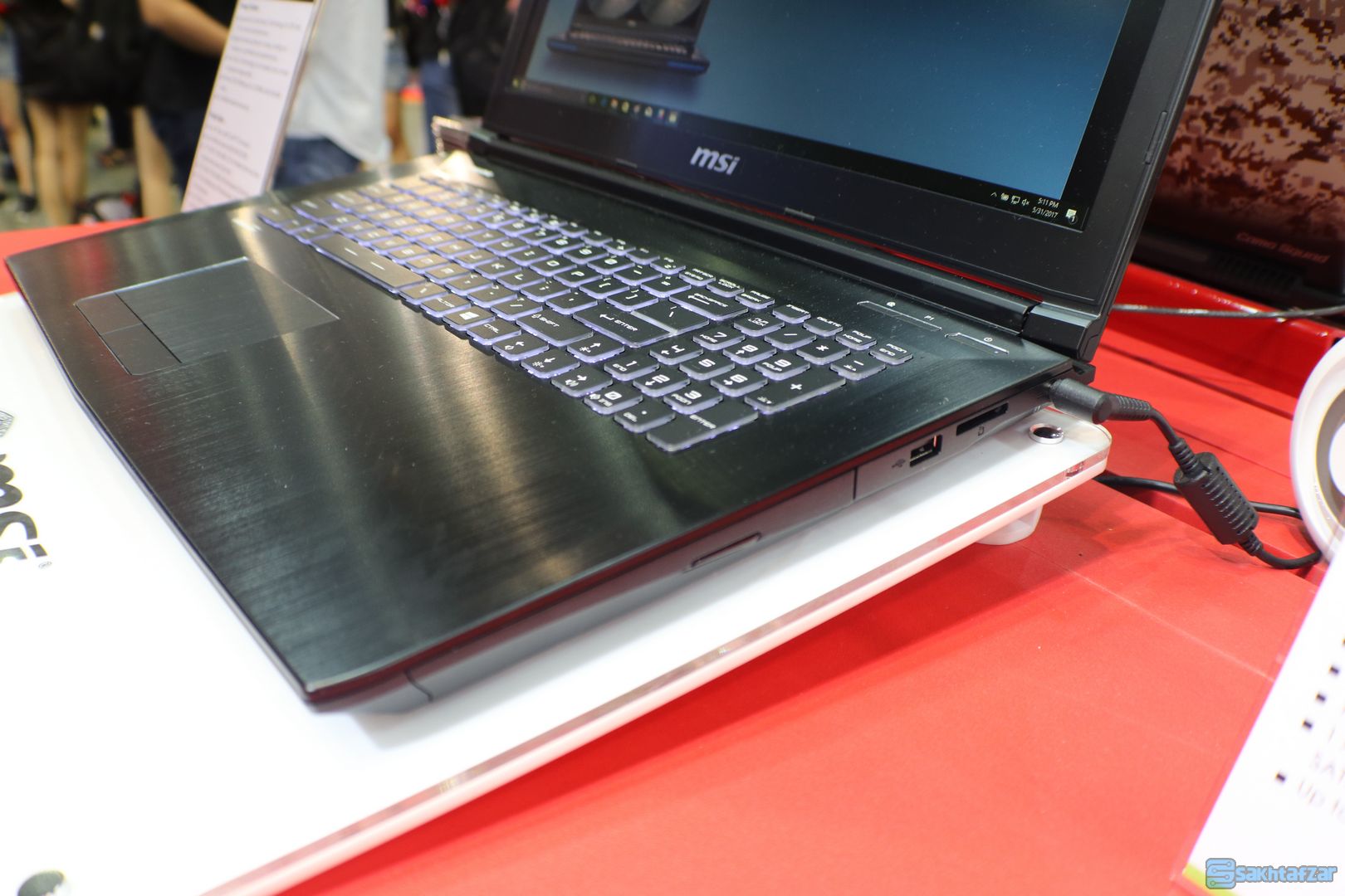 غرفه نوت بوک های MSI در نمایشگاه کامپیوتکس 2017