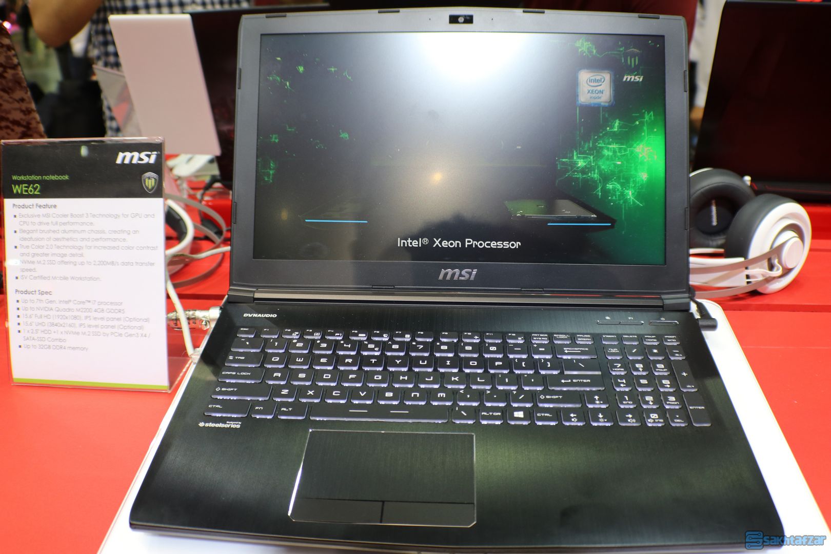 غرفه نوت بوک های MSI در نمایشگاه کامپیوتکس 2017