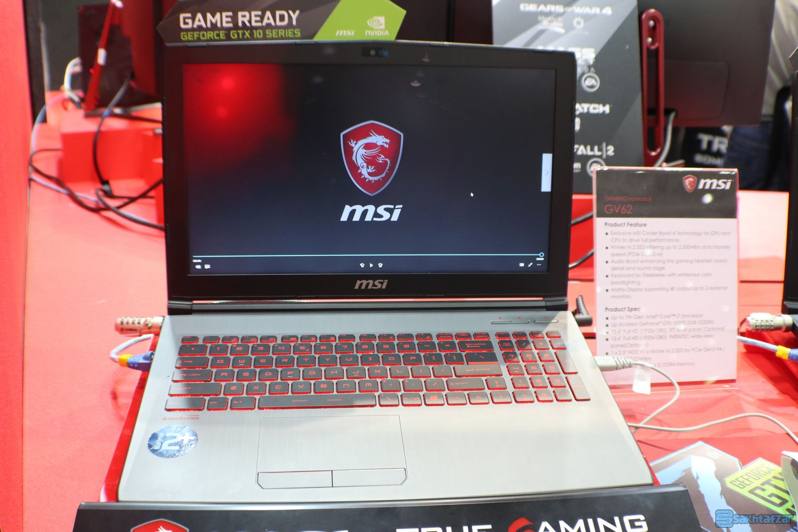 غرفه نوت بوک های MSI در نمایشگاه کامپیوتکس 2017