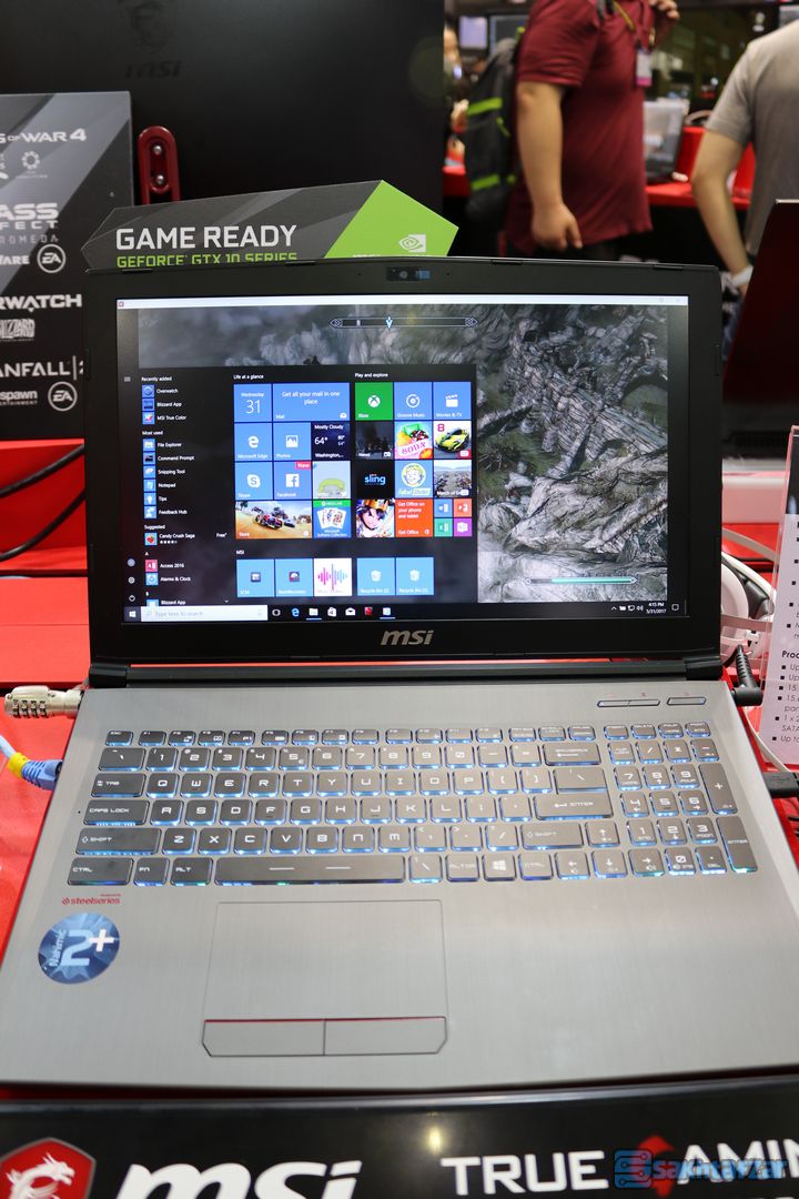 غرفه نوت بوک های MSI در نمایشگاه کامپیوتکس 2017