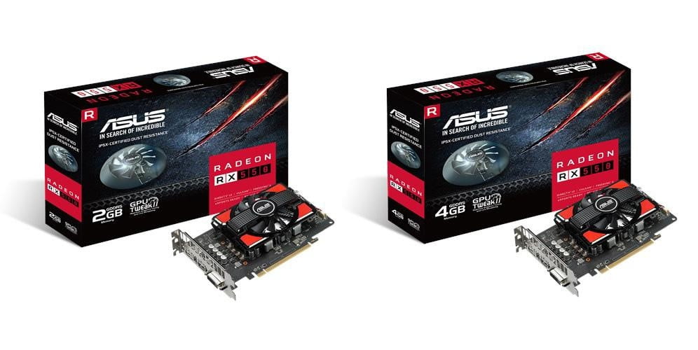 Asus radeon rx deals 550 4gb