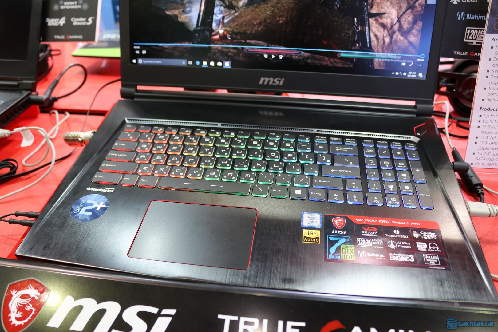 نوت بوک های گیمینگ MSI در نمایشگاه کامپیوتکس 2017